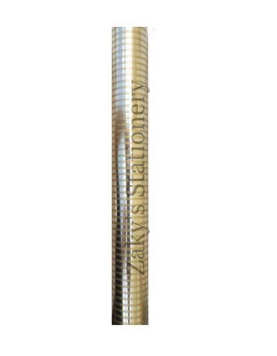 Picture of REX WRAPPING ROLL GOLD STRIPED
